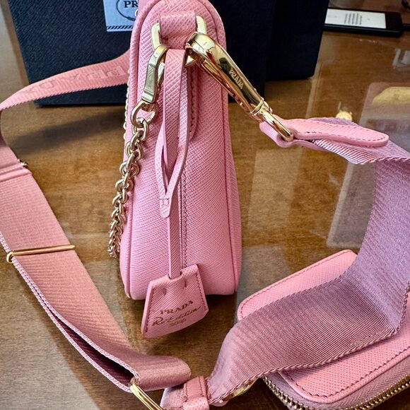 Prada Re-Edition 2005 Saffiano Leather Bag, Petal Pink - Picture 3 of 9